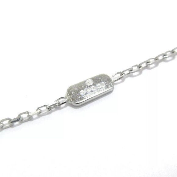 Auth GUCCI Icon Wide - 18K White Gold Diamond Necklace - Picture 2 of 8